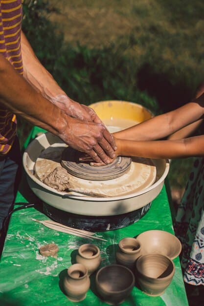 A workshop in Bangladesh where skilled artisans are crafting traditional handicrafts. The image should emphasize the craftsmanship and cultural heritage associated with the SME sector.