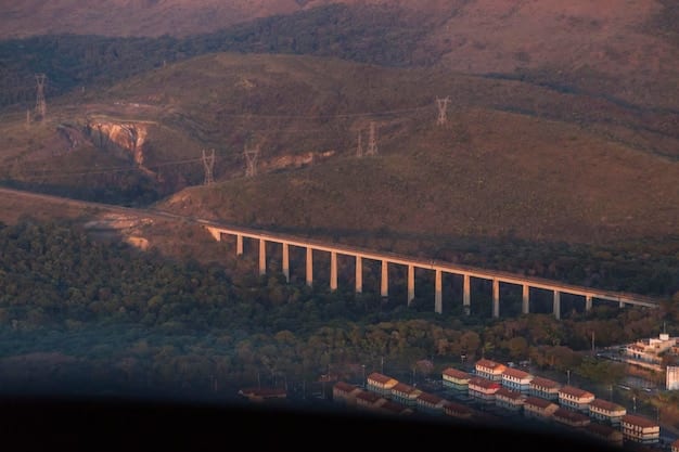 Depicts a modern highway or bridge in Bangladesh, symbolizing infrastructure development funded by foreign loans.