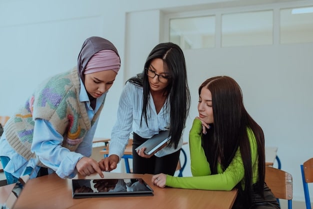 A group of Bangladeshi women participating in a microfinance program, receiving training and financial assistance. The image should highlight the empowerment of women through economic inclusion.